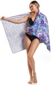 OEM Quality Quick Dry <b>Microfiber</b> Recycled RPET <b>Microfiber</b> Quick Dry Custom <b>Beach</b> <b>Towel</b> - Product Image 3