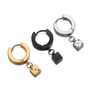 <span class=keywords><strong>Orecchini</strong></span> <span class=keywords><strong>Pendenti</strong></span> a Dado in Acciaio Inossidabile Craft Wolf per <span class=keywords><strong>Uomo</strong></span> e Donna - Product Image 1