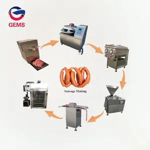 Mince and Sausage Making Machine Chicken Sausage Making Line 500kg/h Pcs/min Stainless Steel SUS304