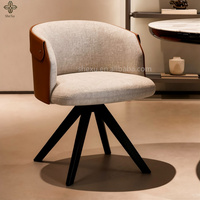 Fauteuil individuel moderne pour salon, ensemble de meubles de luxe, fauteuil en velours pivotant pour salon