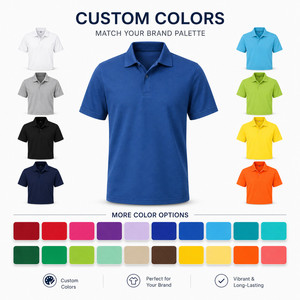 Polo de Rendimiento para Hombre con Logotipo Personalizado, 160G, 100% Poliéster, Secado Rápido, Transpirable, Uniforme de Golf, Venta al Por Mayor, Tallas M-4XL, Gris Jaspeado - Product Image 3