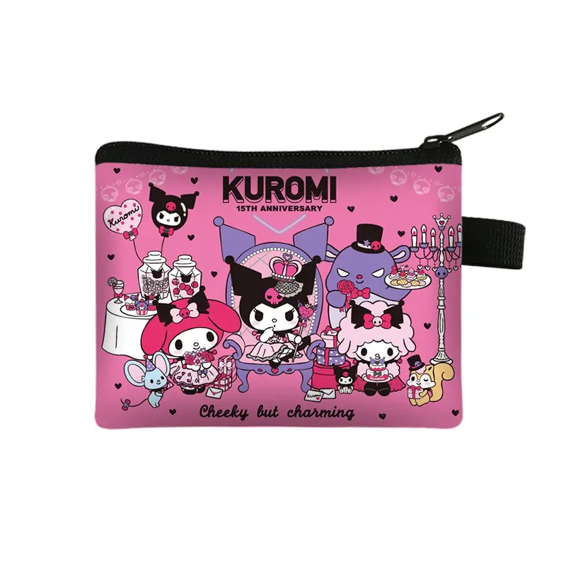 YWMX 13.5CM×11CM Kinder-Münzen Brieftasche Karikatur Tieraufbewahrungstasche Kinder tragbare Reißverschluss-Tasche Animation Druck Großhandel