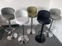 Chaises de Bar de Luxe Confortables Style Nordique Européen pour Maison, Restaurant et Cuisine