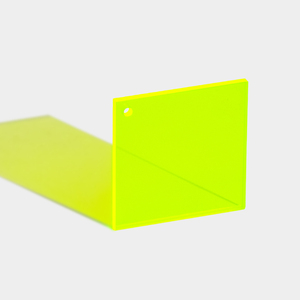 Hoja de acrílico verde fluorescente personalizada, 3mm/5mm, acrílico de alta transparencia, procesamiento de hoja de plexiglás personalizado, - Product Image 1