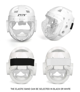 <span class=keywords><strong>Casco</strong></span> Protector de <span class=keywords><strong>Taekwondo</strong></span> y Karate de Alta Calidad y Duradero Color Blanco y Azul - Product Image 5