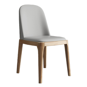 Chaise de salle à manger en bois massif nordique, revêtement en velours, design moderne, mobilier de maison, chaise décontractée, chaise de célébrité d'Internet, chaise à thé au lait - Product Image 2