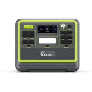 Station d'alimentation portable à prix d'usine, batterie LiFePO4 2400W, panneau solaire, allume-cigare, contrôleur PWM, vente chaude - Product Image 1