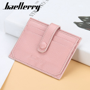 Porte-cartes Baellerry en cuir PU, fin, 4 pouces, avec boucle pour cartes de crédit et permis de conduire - Product Image 5