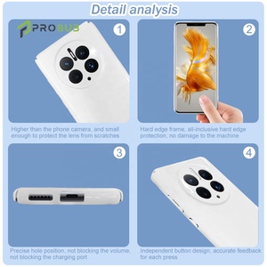 Prosub blanc Sublimation accessoires de couverture de téléphone portable impression personnalisée PBT 3D Sublimation coque de téléphone pour <span class=keywords><strong>Huawei</strong></span> Mate 50 Pro - Product Image 6