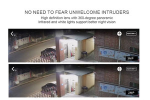 جديد اللاسلكية WiFi داخلي WiFi CCTV الأمن لمبة PTZ IP كاميرا 3MP Carecam برو اتجاهين الصوت واي فاي E27 لمبة شبكة IP كاميرا متحركة - Product Image 4