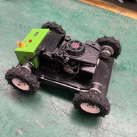 Tondeuse à gazon autotractée 4x4 à roues de 550 mm, moteur essence 4 temps 224 cm³, télécommandée, pour ferme et verger, certifiée CE EPA, DIY, vente en gros