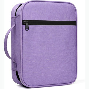 Étui de transport pour Bible personnalisé avec nouvelle conception et couleur personnalisée, sac de rangement pour livre avec poche zippée, couverture de Bible d'étude - Product Image 5