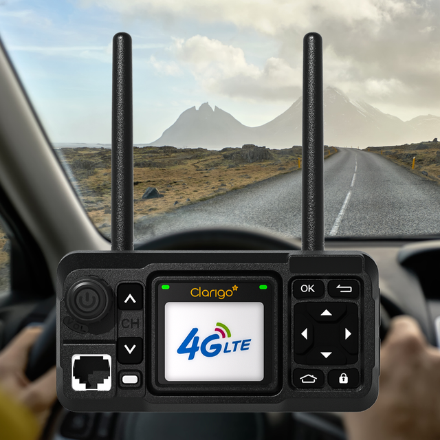 Rugged Android Mobile Radio 4G/Lte LTE Sim Card Walkie Talkie with GPS Tracking Mini Mobile Radio Car Long Range Fleet