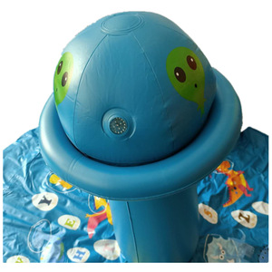 Inflatable PVC Children Outdoor Water Spray <b>Mat</b> 170CM Dinosaur Theme Pool Playmat Summer <b>Garden</b> Wading Pad - Product Image 3