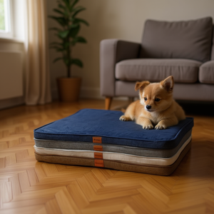 Tappetino Super Morbido in Spugna Cristallina da 5 cm Blu Scuro 70*110*5cm Comfort Premium per i Tuoi Amici Pelosi - Product Image 3