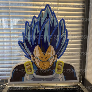 Haute Qualité <span class=keywords><strong>Dragon</strong></span> Anime Personnage Boule Néon Led Lumières Signe Mignon Dessin Animé Personnalisé 3D Néon Lumière Peut Suspendu - Product Image 4