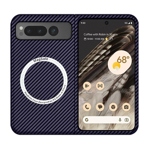 Best Seller için Ultra ince hafif dayanıklı karbon <span class=keywords><strong>Fiber</strong></span> doku koruyucu durumlarda <span class=keywords><strong>Google</strong></span> kat manyetik buzlu kap telefon kapağı - Product Image 6