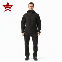 Herfst Winter Unisex Waterdicht Winddicht Warm Slijtvast Softshell Wandeljack met capuchon Outdoorkleding