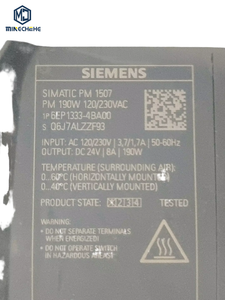 Module d'alimentation PLC 6EP1333-4BA00, composant d'automatisation industrielle, convertisseur AC monté sur rail DIN, protection contre les surcharges et les courts-circuits - Product Image 1