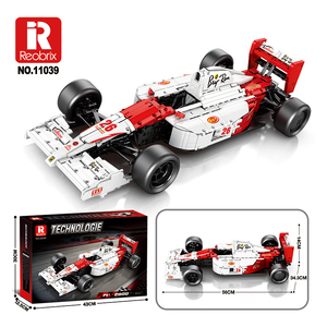 Reobrix 11039 1:<span class=keywords><strong>8</strong></span> MCL MP4 <span class=keywords><strong>F1</strong></span> Voiture de course, ensemble de blocs de construction de 2800 pièces, moteur V12 visible, liaison réelle, carrosserie amovible - Product Image 1