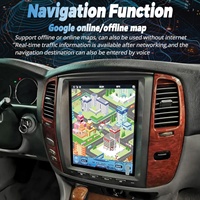 Écran Android 12,1 pouces pour Lexus LX470 2005 pour Toyota Land Cruiser 100 LC100 Carplay Autoradio Multimédia GPS Stéréo Navigation