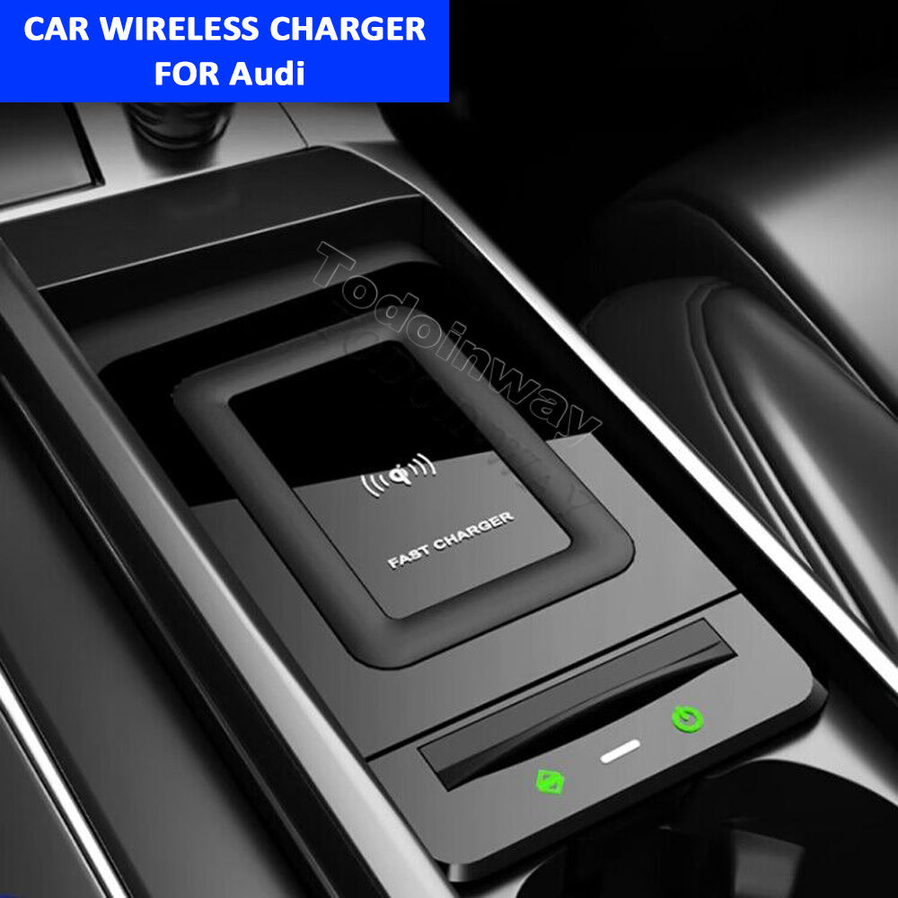 Audi Car Wireless Charger Fast Wireless Smart Charger Mobile Phone Holder  for Audi A6 C8 A7 S6 2019-2021 Interior Accessories