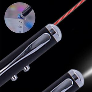 Stylo publicitaire multifonction 4 en 1 avec lumière LED, pointeur laser, encre bleue, impression UV, pointe de 0,5 mm et logo personnalisé - Product Image 2