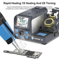 Pinzas de Precisión SUNSHINE S1 para Soldadura C210 - Aptas para Reparación de Teléfonos Móviles / Con Función de Calibración Automática