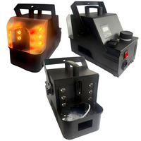 Fogsea 500W LED RGB Machine à bulles de fumée avec DMX512/télécommande pour les effets de brouillard de fête de famille et de mariage