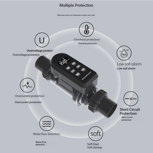 Sistema Profesional de Cloración Salina Electrolítica ABS para Piscinas, Generador de Desinfección por Circulación - Product Image 5
