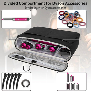 Estuche de viaje portátil Bolsa organizadora para <span class=keywords><strong>Dyson</strong></span> <span class=keywords><strong>Airwrap</strong></span> Styler-Organizador de almacenamiento de nailon duradero para accesorios Shark FlexStyle - Product Image 6