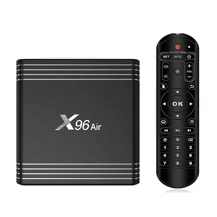 Factory Wholesale X96 Air Amlogic S905x3 Quad Core 2GB 16GB 8k Smart Android 11 Digital Cable TV Set Top Tv Box