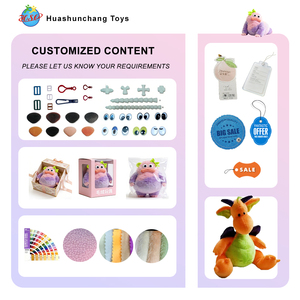 Jouets en peluche personnalisés en forme d'animaux fantaisistes, rembourrage en coton PP, peluches douces, dragon câlin pour la décoration de la chambre et <span class=keywords><strong>les</strong></span> cadeaux pour enfants - Product Image 3
