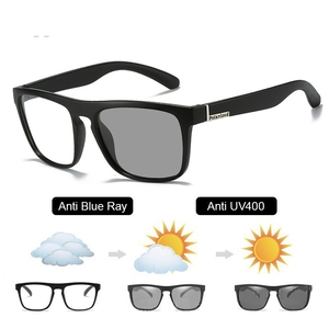แว่นตาปั่นจักรยานดีไซน์ <span class=keywords><strong>Ban</strong></span> <span class=keywords><strong>Ray</strong></span> พร้อมโลโก้สั่งทำพิเศษ ป้องกันแสงสีฟ้า UV400 เปลี่ยนสีได้ สำหรับผู้ชายและผู้หญิง - Product Image 1