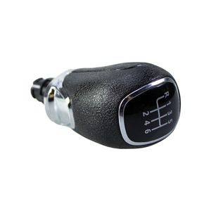 Skoda Car Gear <b>Shift</b> <b>Knob</b> Leather 5 6 Speed Manual Transmission Ergonomic Design For Skoda Models - Product Image 1