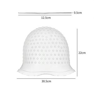 Bonnet de coloration capillaire en silicone résistant aux hautes températures, directement du fabricant, pour mèches et coloration, idéal pour salons et barbiers - Product Image 4