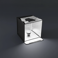 Boîte de studio photo portable 40 cm avec cinq fonds, kit de studio photo, boîte à lumière LED