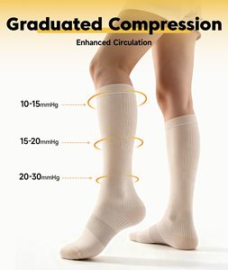 Compression <strong>Socks</strong> Running Improve Blood Flow Prevent <strong>Shin</strong> <strong>Splints</strong> Perfect Compression <strong>Socks</strong> Long Distance Athletes - Product Image 3