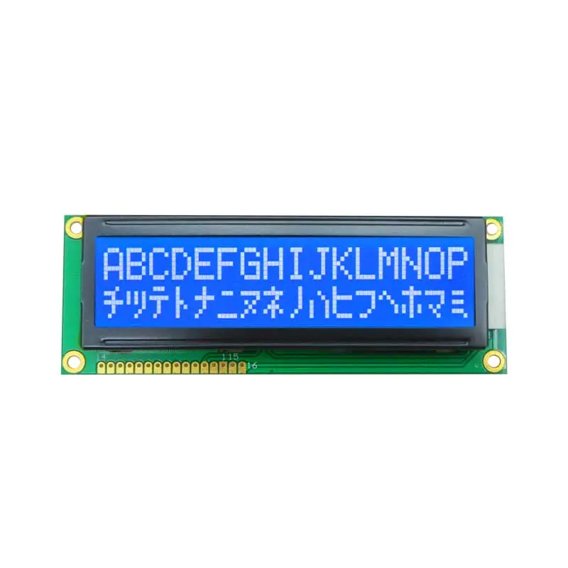 Monochrome LCD Display 16x2 Character 1602 16*2 COB Lcd Lcd1602 16*2 Blue Character Module Display