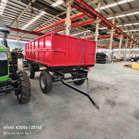 Bac de transport agricole universel en acier/galvanisé pour remorque de tracteur, bac de logistique agricole