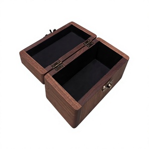 Boîte à bijoux en bois écologique faite à la main pour femmes, organisateur de bijoux personnalisé avec compartiments, design moderne, logo, finition haut de gamme - Product Image 6