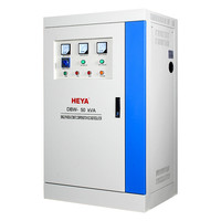 Stabilisateur de tension AC compensé 80 kVA monophasé 220 V à commande par servomoteur unique, haute vitesse de réponse (1-5%)
