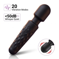 Großhandel Leistungsstarker Silikon-Vibrator OEM Kundenspezifisches Erwachsenenspielzeug Klitoris AV-Stab-Massagegerät Vibrator für Frauen Diskrete Verpackung