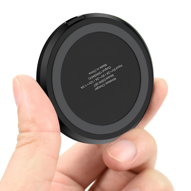 High Quality Custom Multi-Functional Ultra-Thin Type-C 15W Mini Fast Charging Portable Small Wireless Charger