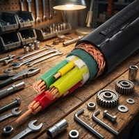 Cable de Alimentación NYY-O con Conductor de Cobre, PVC/PVC, Estándar Alemán VDE 0.6/1kV, Unipolar/Multifilar, para Proyectos de Instalación en Edificios Europeos
