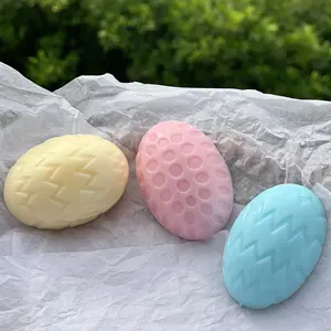 Nuovo Design regalo per bambini dinosauro a forma di uovo sbiancante per la pelle olio di cocco naturale a base di erbe sapone per le mani da bagno al latte
