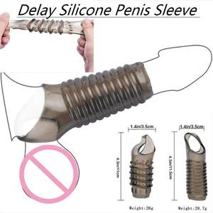 Waschbare Kondome Wolf Braces Samenverriegelung Verdickung und Verlängerung Widerstandsring für Männer - Product Image 3