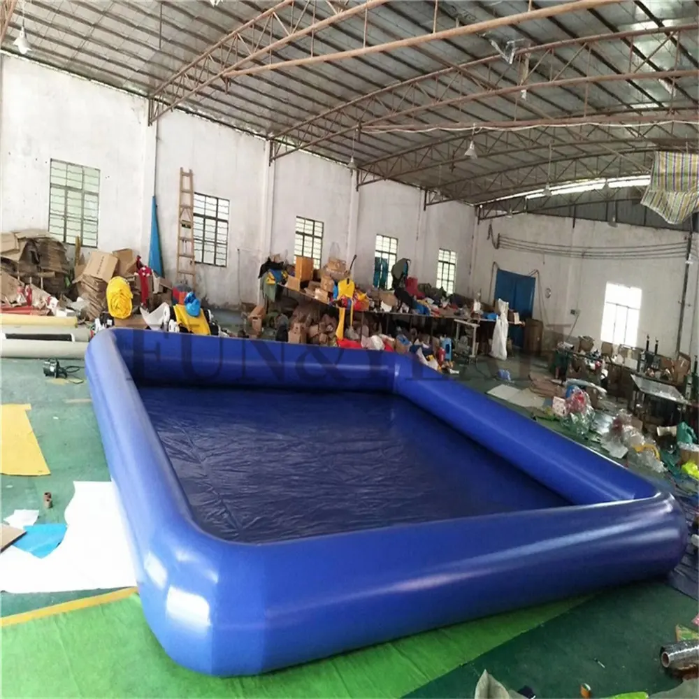 डार्क ब्लू बच्चों और वयस्कों के लिए inflatable पूल inflatables स्विमिंग पूल
