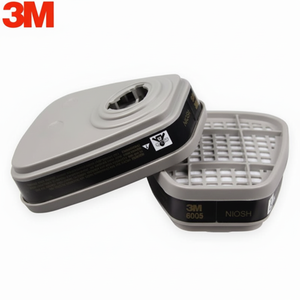Cartouche de vapeur organique 3M 6001 certifiée NIOSH pour une protection respiratoire dans les environnements exposés aux produits chimiques - Product Image 1