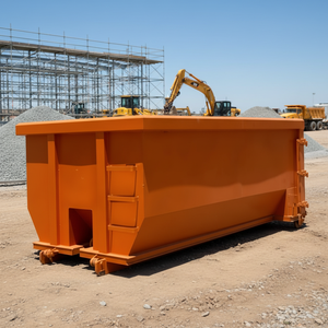 直销定制翻转式垃圾箱 耐用高负载焊接钢制垃圾清运箱 - Product Image 6